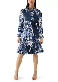 Women's Floral Print A-Line Dress