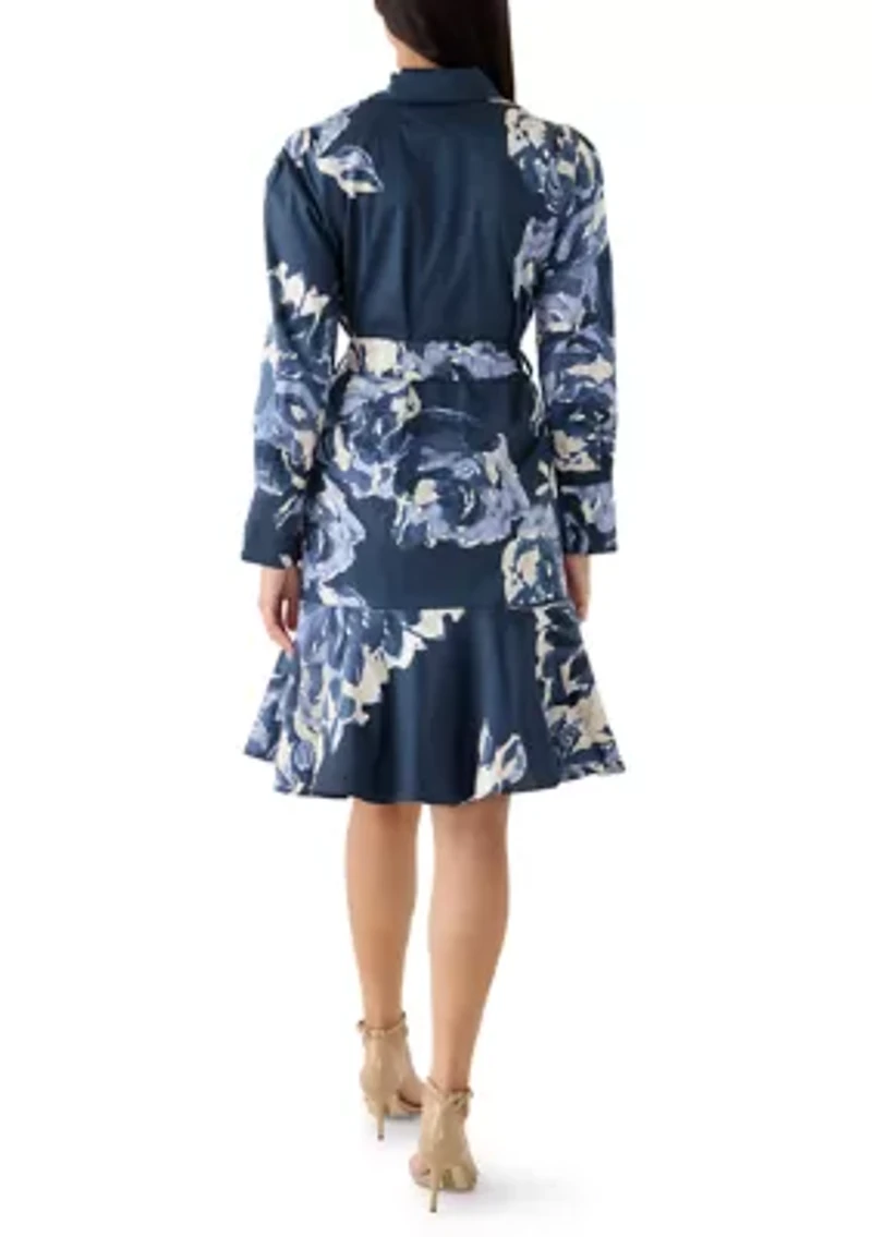 Women's Floral Print A-Line Dress