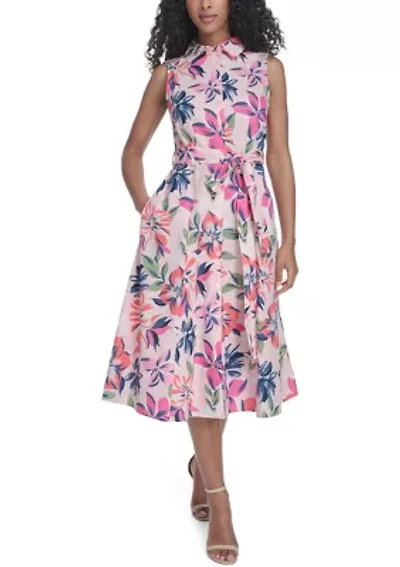 Women's Sleeveless Floral Maxi Dress