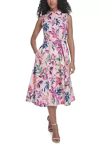 Women's Sleeveless Floral Maxi Dress