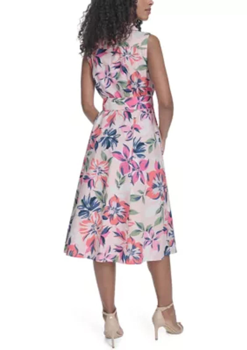 Women's Sleeveless Floral Maxi Dress