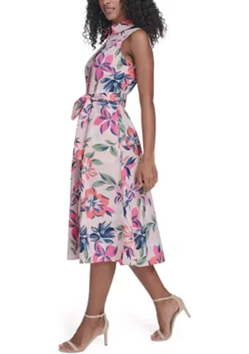Women's Sleeveless Floral Maxi Dress