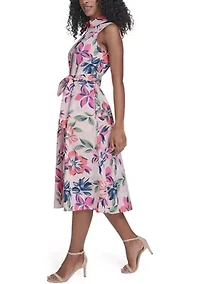 Women's Sleeveless Floral Maxi Dress
