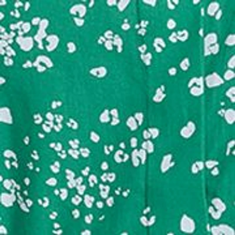 Women's Short Sleeve Floral Midi Dress