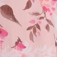 Women's Short Sleeve Floral Maxi Dress