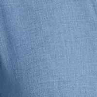Women's Puff Sleeve Crepe Solid A-Line Dress