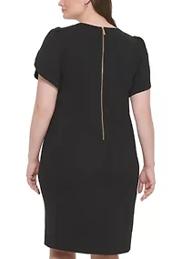 Plus Crew Scuba Sheath Dress
