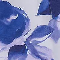 Plus Floral V-Neck Dress