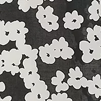 Plus Short Sleeve V-Neck Floral Print Fit and Flare Dress