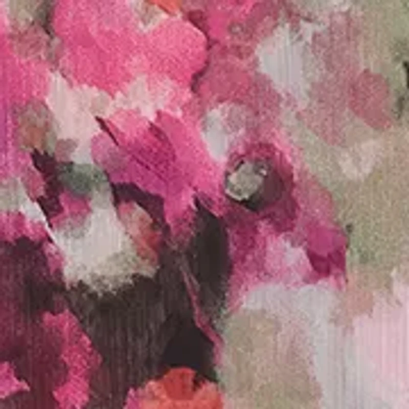 Plus V-Neck Floral Printed Fit and Flare Dress