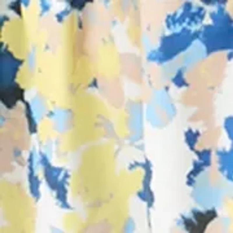 Plus Sleeveless Printed Shirtdress