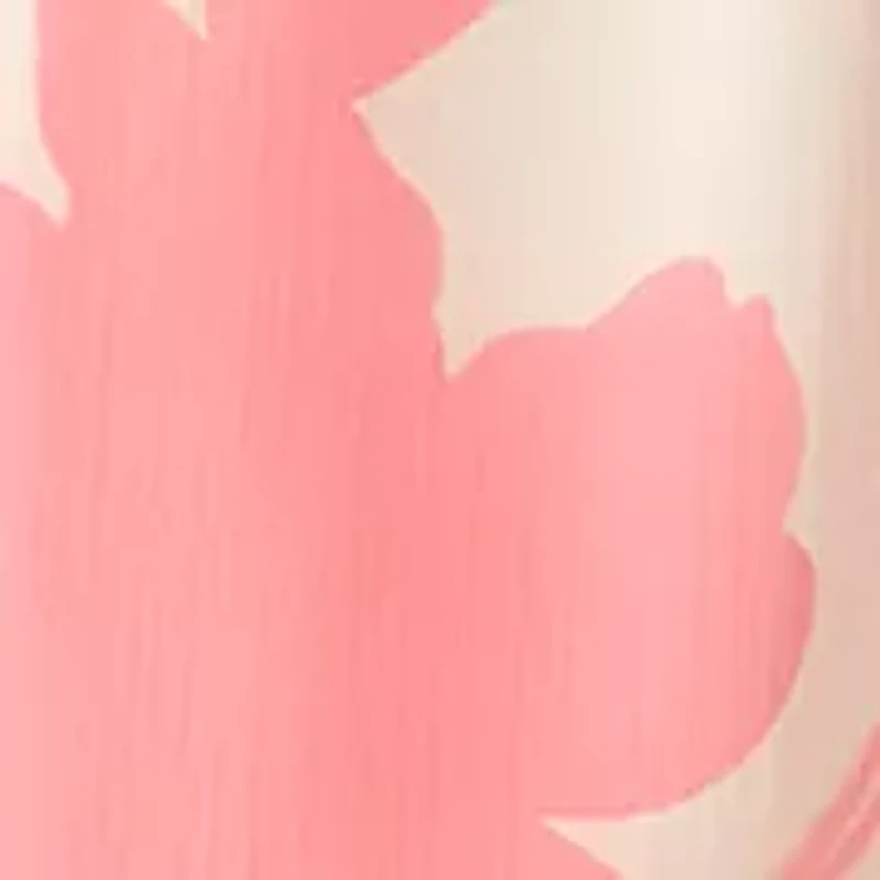 Plus Sleeveless Printed Chiffon Midi Dress