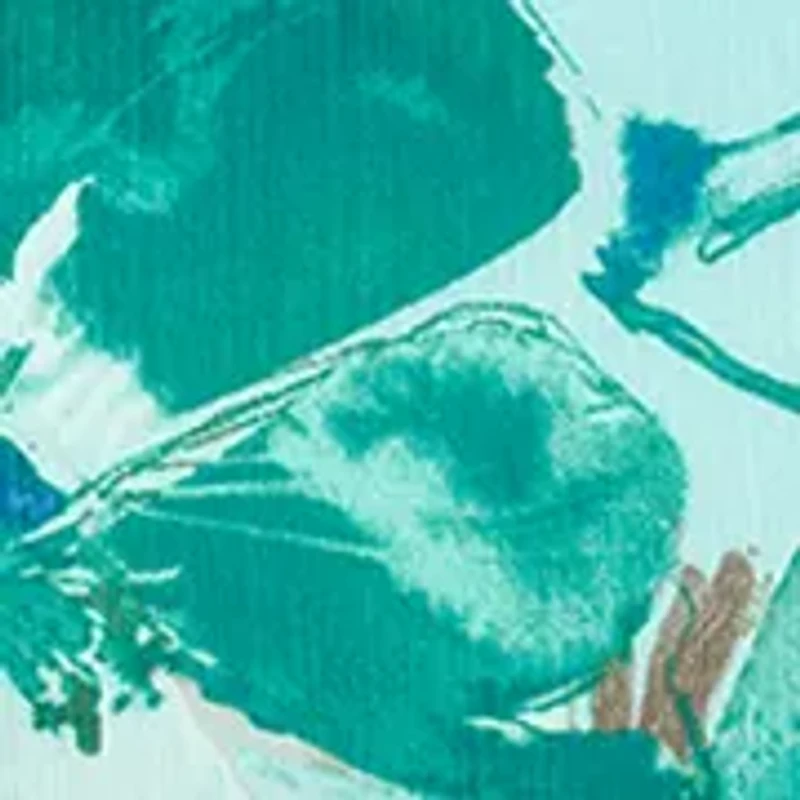 Plus Long Sleeve Printed Chiffon V-Neck Mini Dress