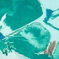 Plus Long Sleeve Printed Chiffon V-Neck Mini Dress