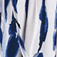 Plus Sleeveless Printed Maxi Dress