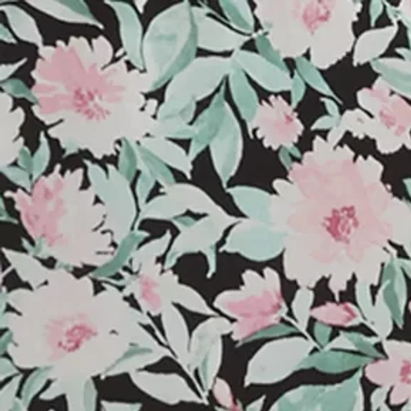 Juniors' 3/4 Sleeve Tie Back Surplice Dress