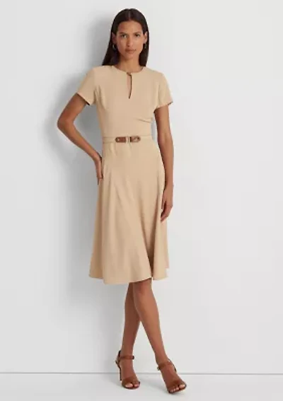 Belted Georgette Dress