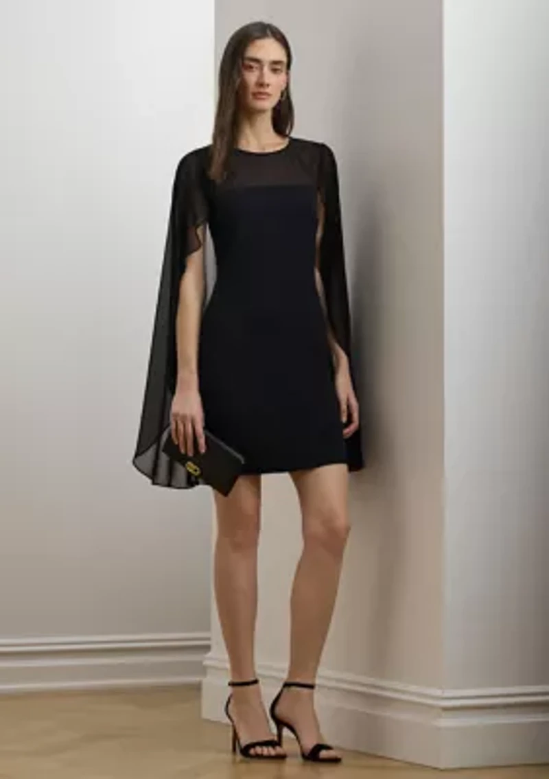 Cape Cocktail Dress
