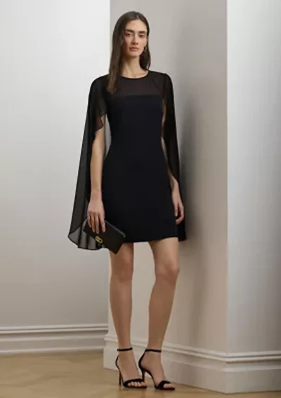 Cape Cocktail Dress