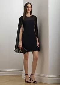 Cape Cocktail Dress