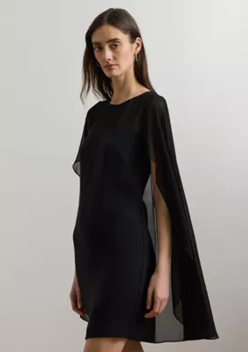 Cape Cocktail Dress