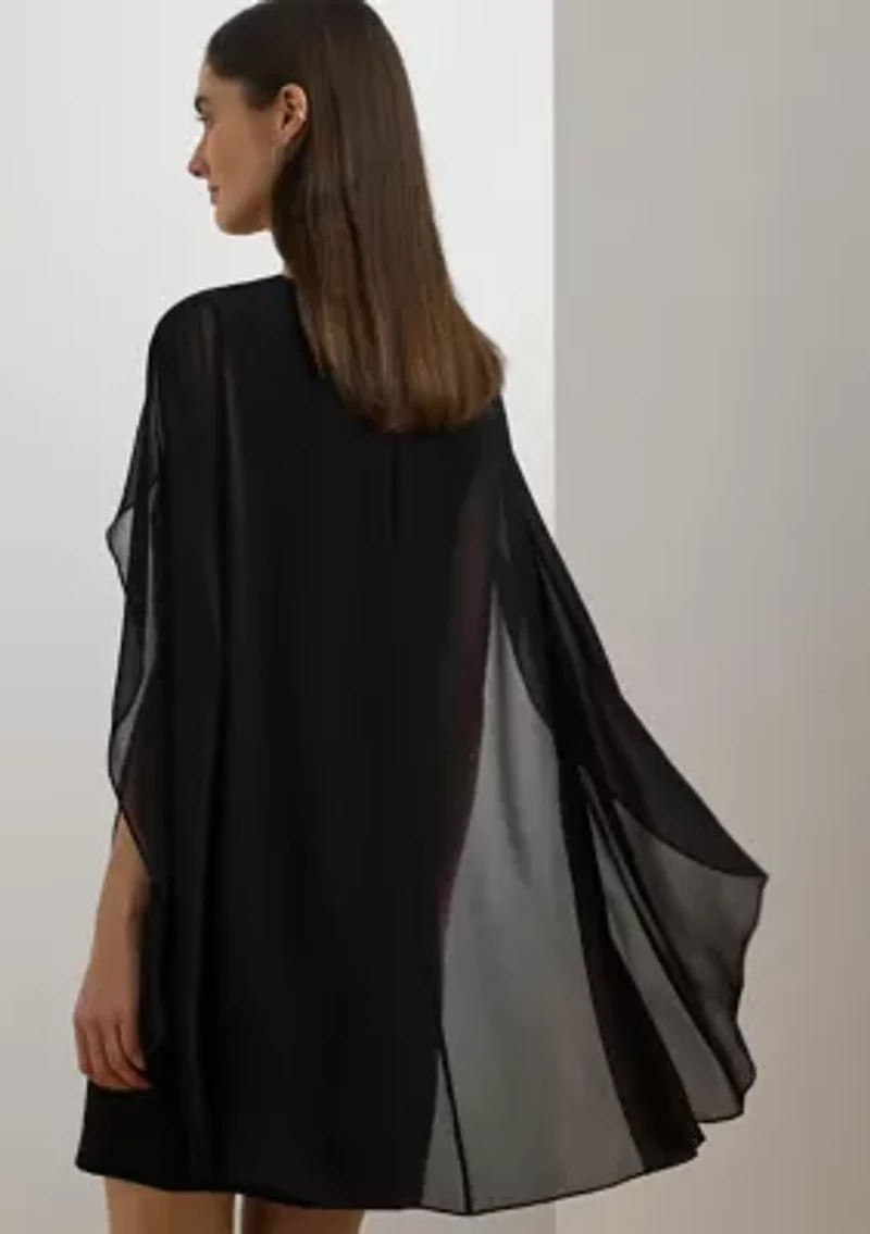 Cape Cocktail Dress