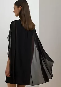 Cape Cocktail Dress