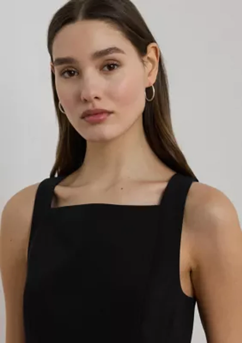 Women's Stretch Crepe Sleeveless Dress