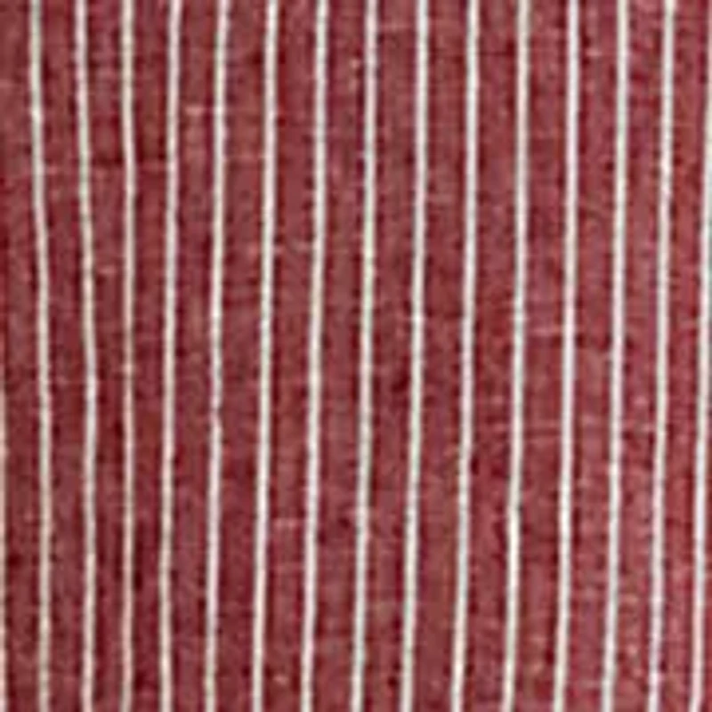 Women's Striped Linen Roll-Tab-Sleeve Shirtdress
