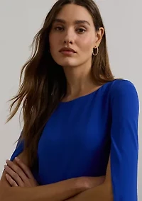 Women's Cape Georgette Cocktail Dress