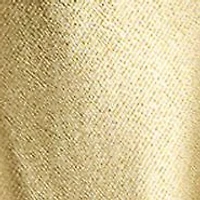 Women's Metallic Charmeuse One-Shoulder Gown