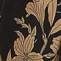 Floral Shantung Off the Shoulder Cocktail Dress