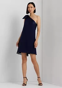 Georgette One Shoulder Cocktail Dress