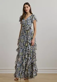 Kimbinell Flutter Sleeve Dress