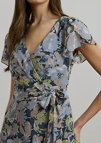 Kimbinell Flutter Sleeve Dress