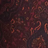 Women's Paisley Ruffle-Trim Georgette Gown