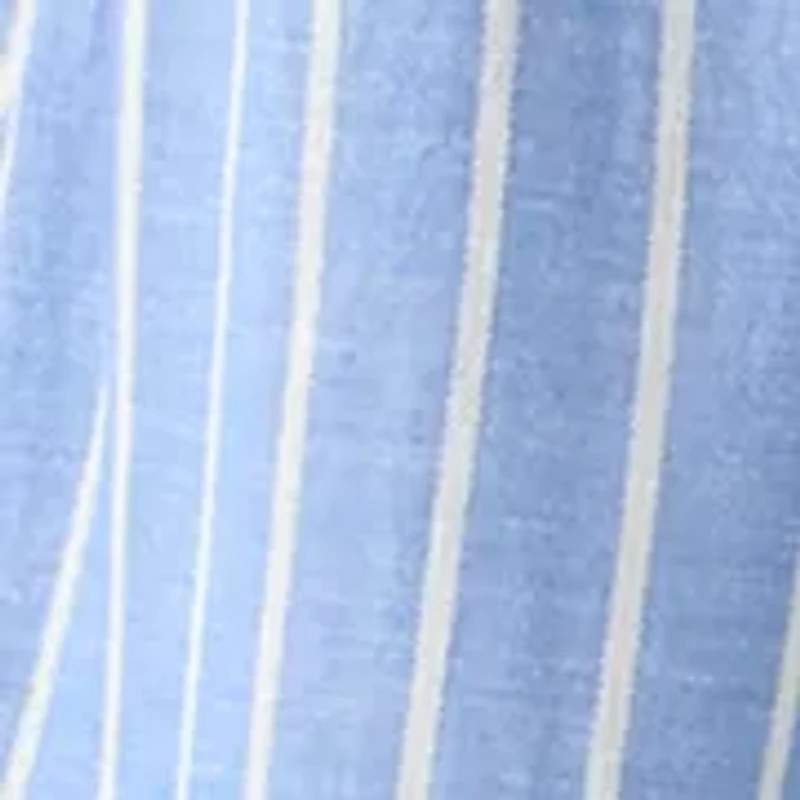 Plus Tiered Striped Midi Dress