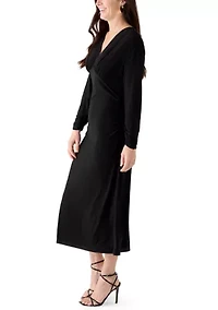 Women's Long Sleeve Midi Dress