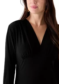 Women's Long Sleeve Midi Dress