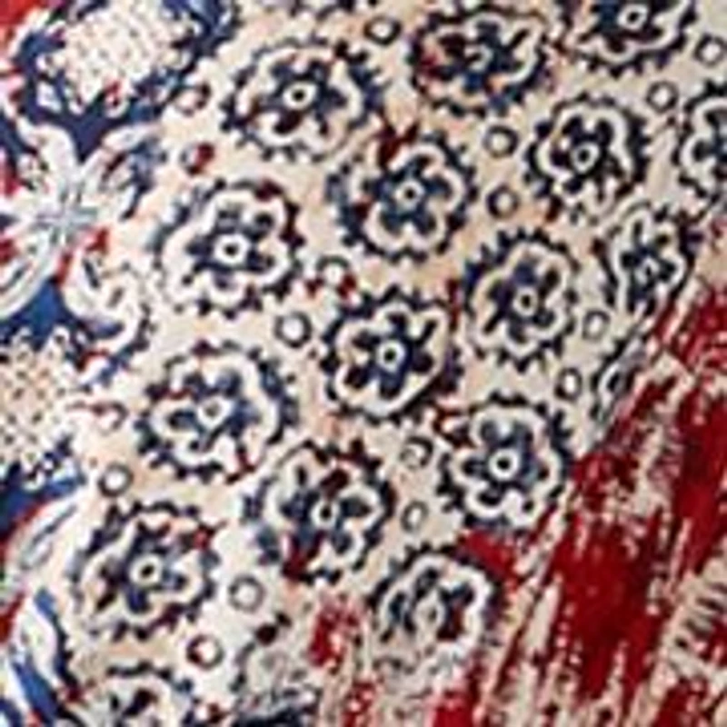 Women's Long Sleeve Patchwork Dress