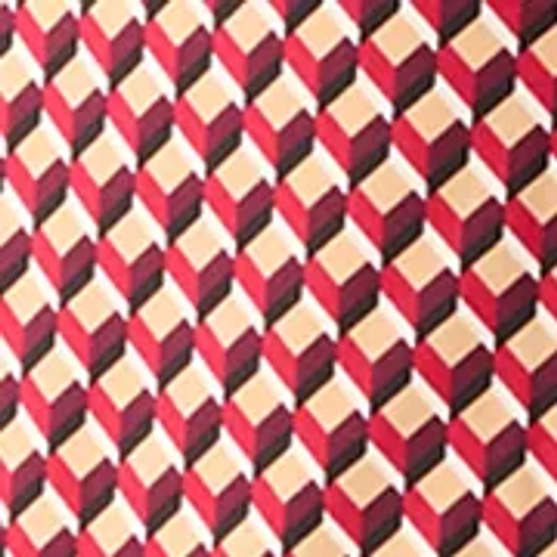 Women's 3/4 Sleeve Geo Wrap Dress