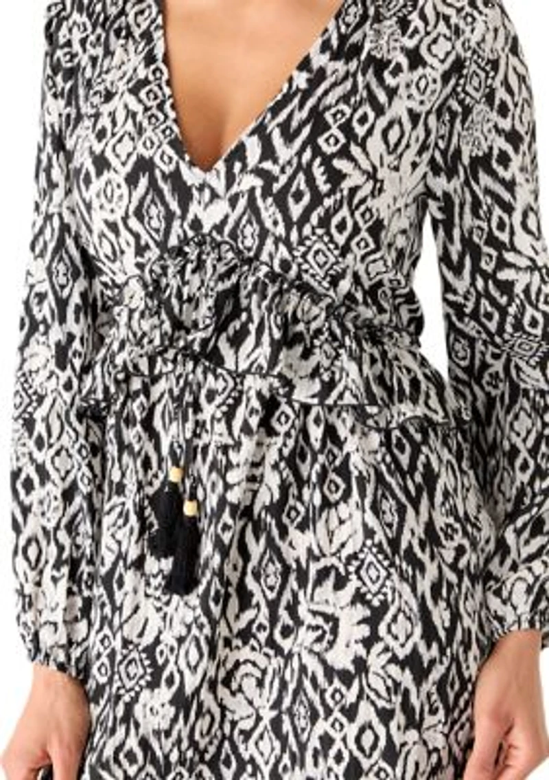 Women's Floral Fit and Flare Mini Dress