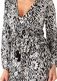 Women's Floral Fit and Flare Mini Dress