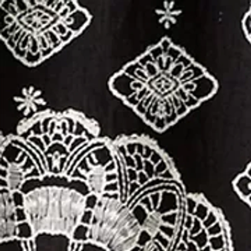 Women's 3/4 Sleeve Bandana Print Dress