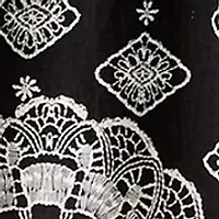 Women's 3/4 Sleeve Bandana Print Dress