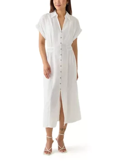 Women's Collar Neck Maxi Dress