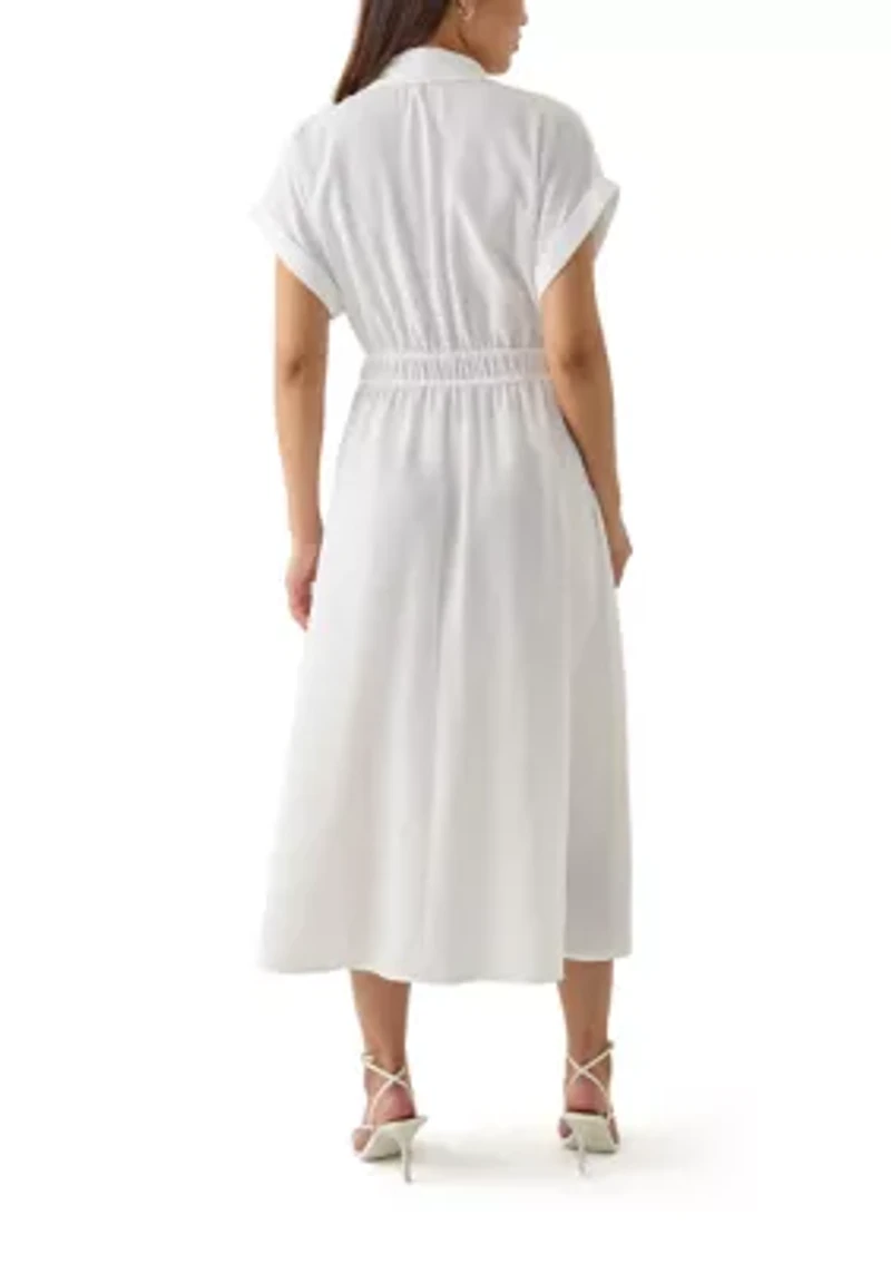 Women's Collar Neck Maxi Dress