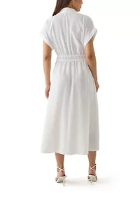 Women's Collar Neck Maxi Dress