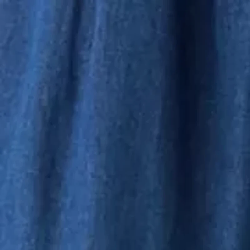 Women's Short Sleeve Collar Denim Mini Dress