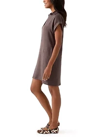 Women's Short Sleeve V-Neck Mini Dress